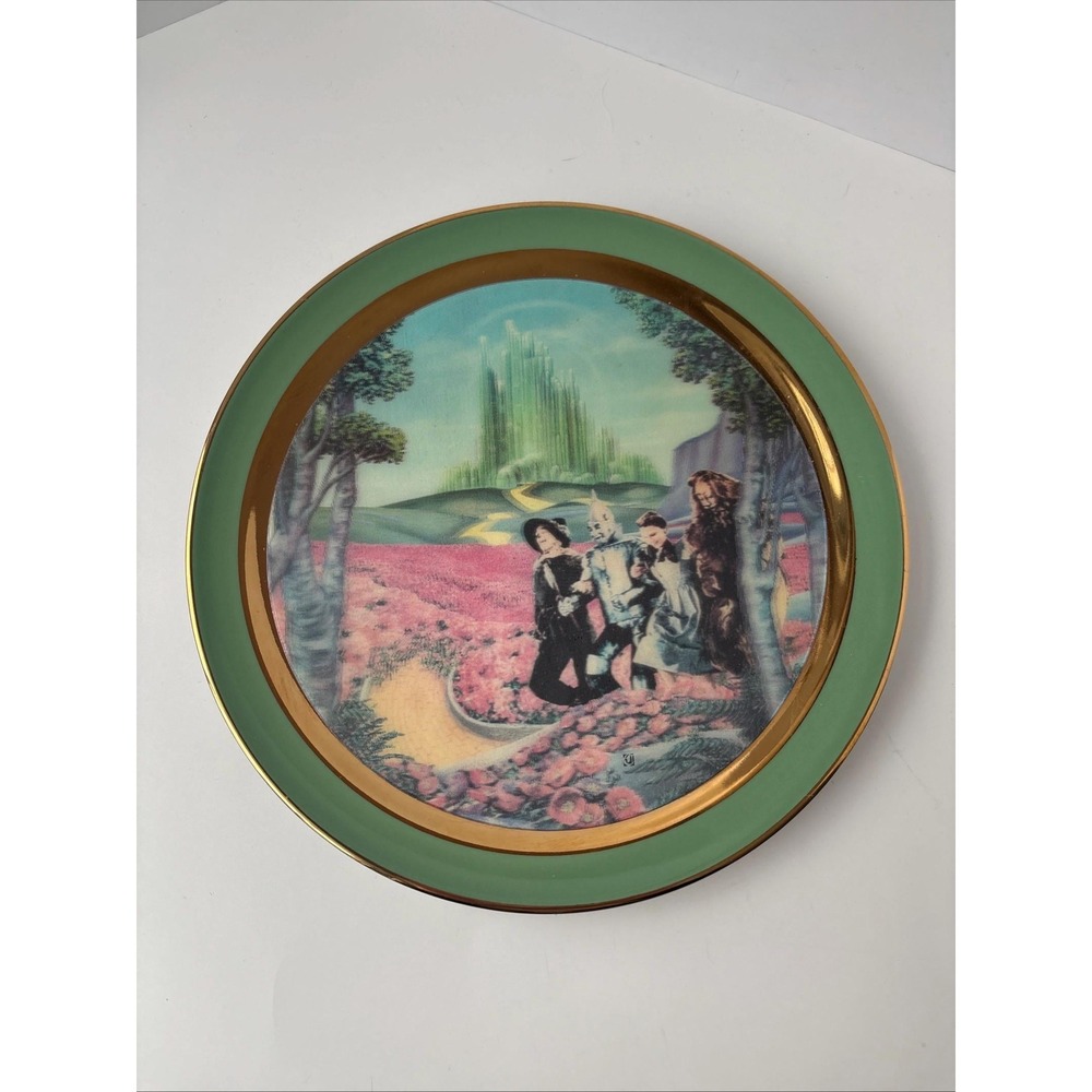 The Land of Oz: A New Dimension Collectors Plate "Step Into The Emerald City"